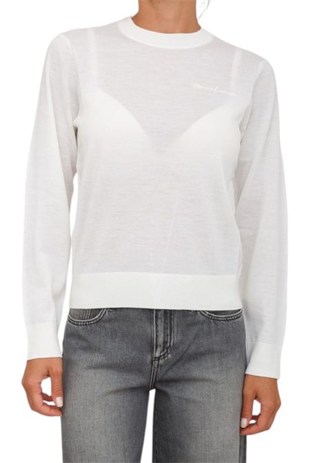 Jersey with tone-on-tone logo embroidery ARMANI EXCHANGE | sweaters | XW001439 AF11896U1003